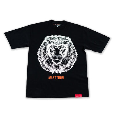 Respect Lion T-shirt - Black - Front