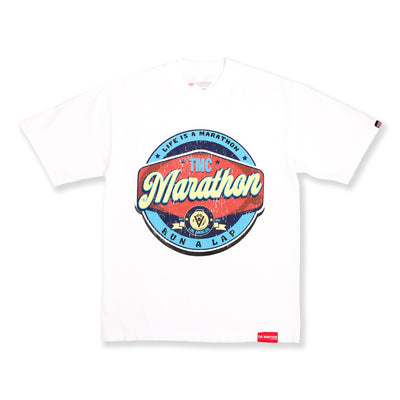 Vintage Run A Lap Marathon T-Shirt - Front