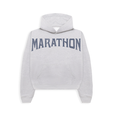 Marathon Sharp Collegiate Hoodie - Grey