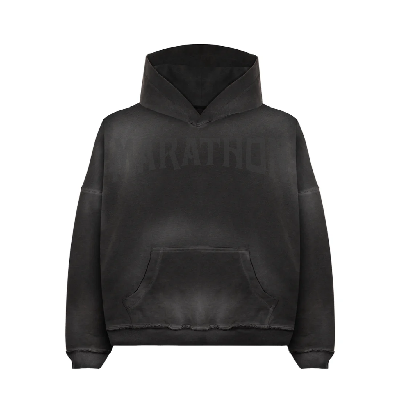 Marathon Sharp Collegiate Hoodie - Potassium Wash Black