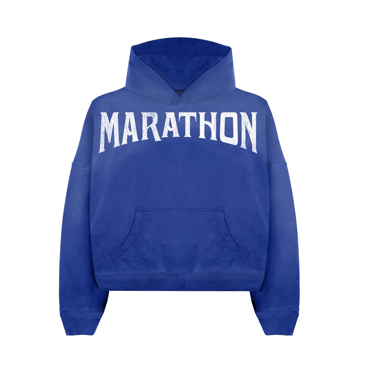 Marathon Sharp Collegiate Hoodie - Royal/White