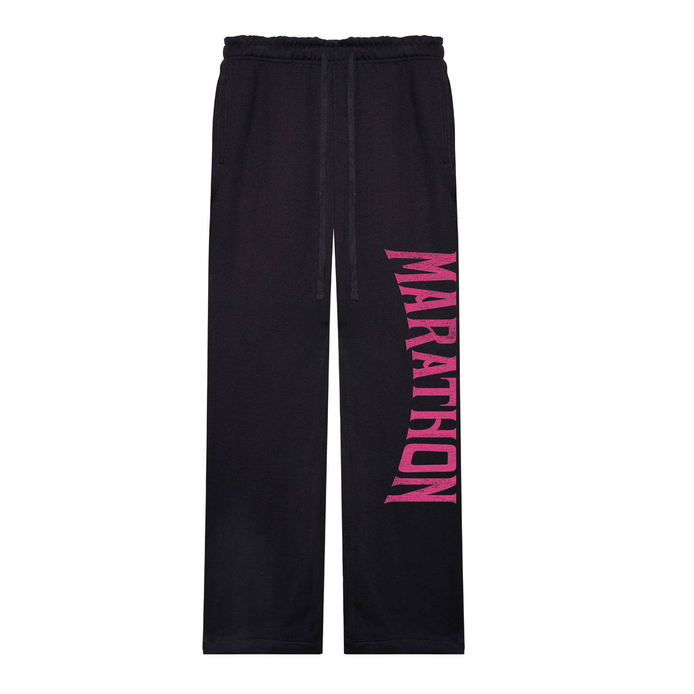 Marathon Sharp Collegiate Sweatpants - Black/Pink