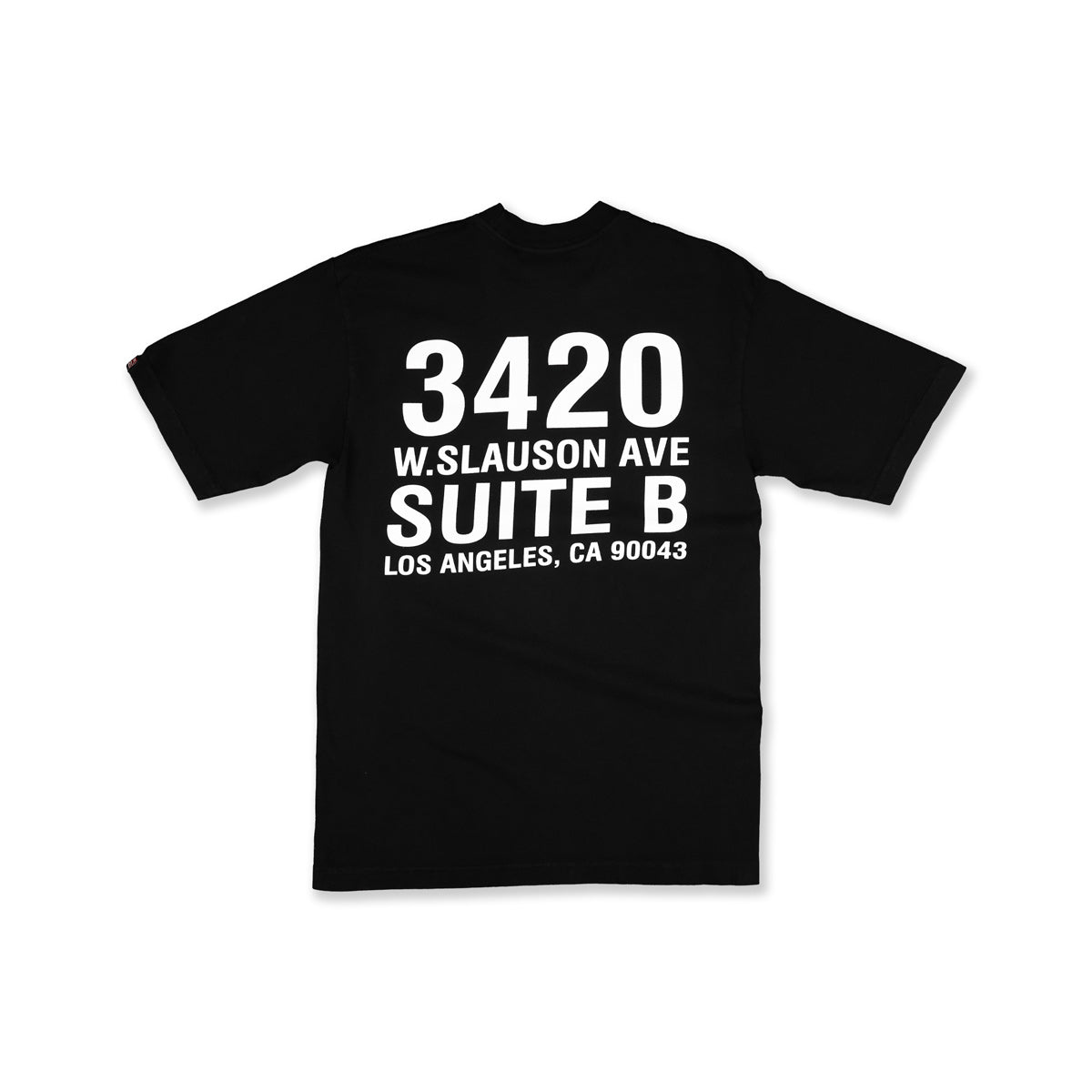 Limited Edition Slauson Tee’s T-Shirt - Black - Back