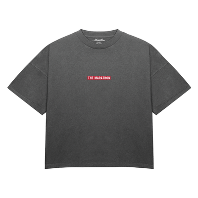 Small Marathon Bar T-Shirt - Grey