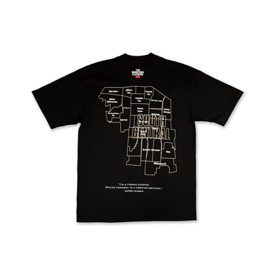 South Central State of Mind T-Shirt - Black/White - Back