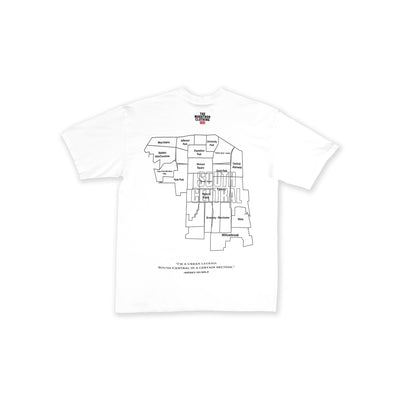 South Central State of Mind T-Shirt - White/Black - Back