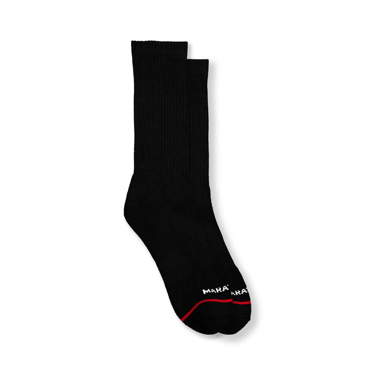 The Marathon Clothing Socks - Black Marathon Wordmark