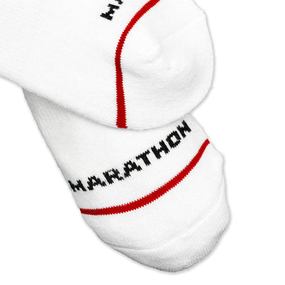 The Marathon Socks - Marathon Wordmark Detail