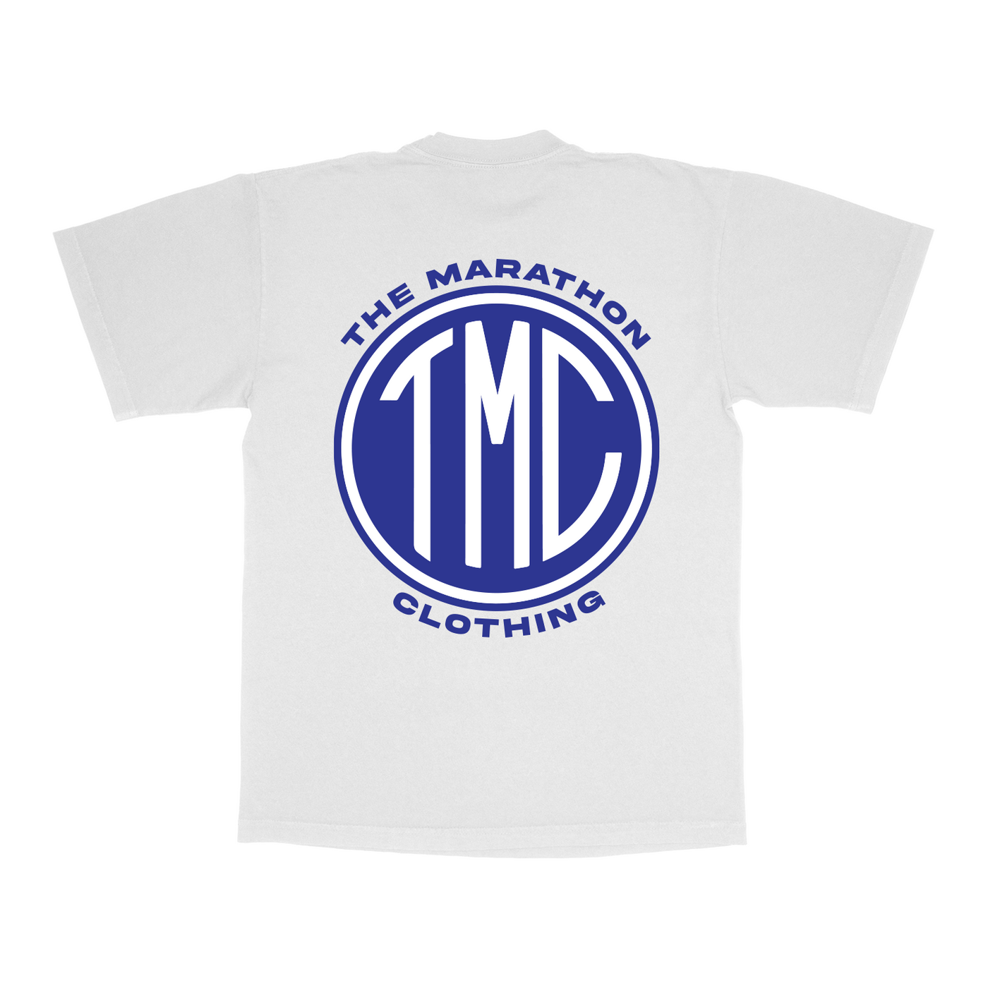 TMC Emblem T-Shirt - White/Navy - Back