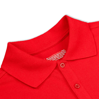 The Marathon Clothing TMC Flag (1 inch) Polo - Red - Collar Detail