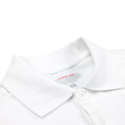 The Marathon Clothing TMC Flag (1 inch) Polo - White - Collar Detail