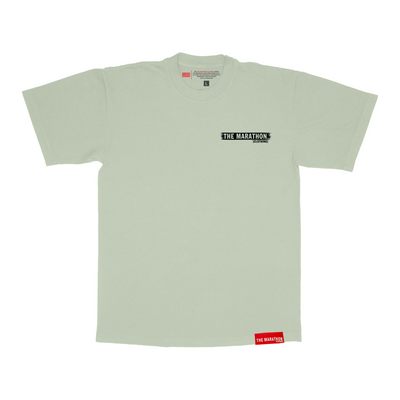 The Brand T-Shirt - Sage/Black - Front