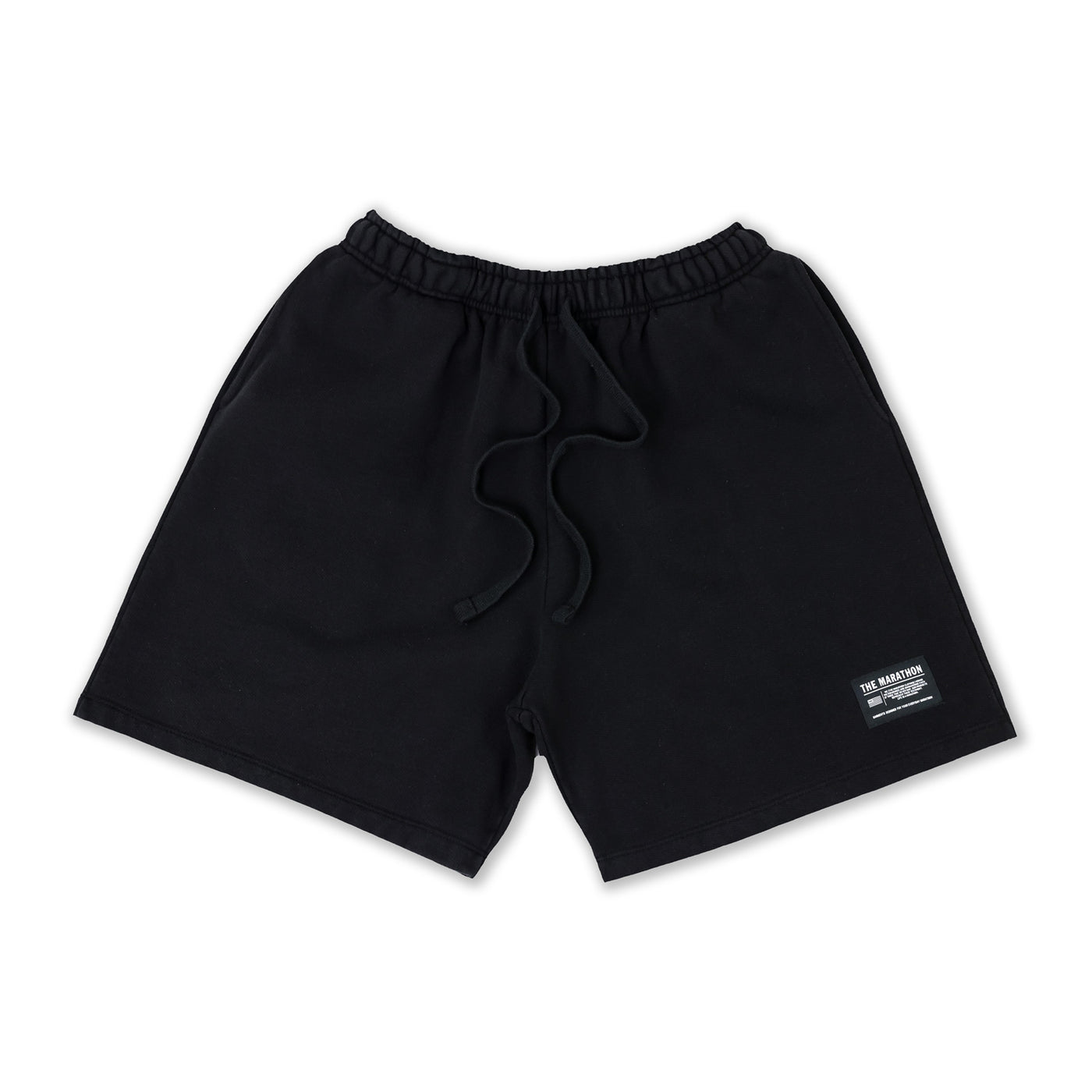 Marathon Trademark Sweat Shorts - Black - Front