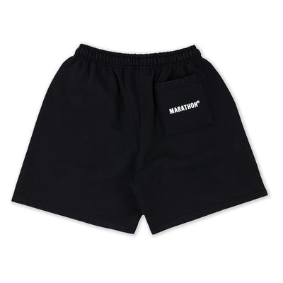 Marathon Trademark Sweat Shorts - Black - Back