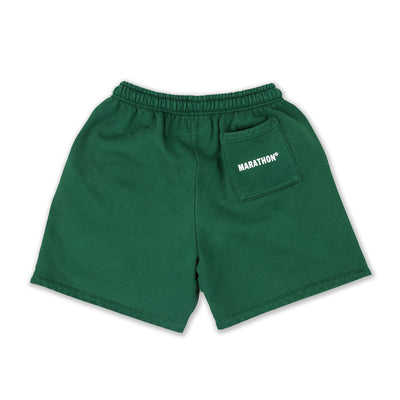 Marathon Trademark Sweat Shorts - Forest Green - Back