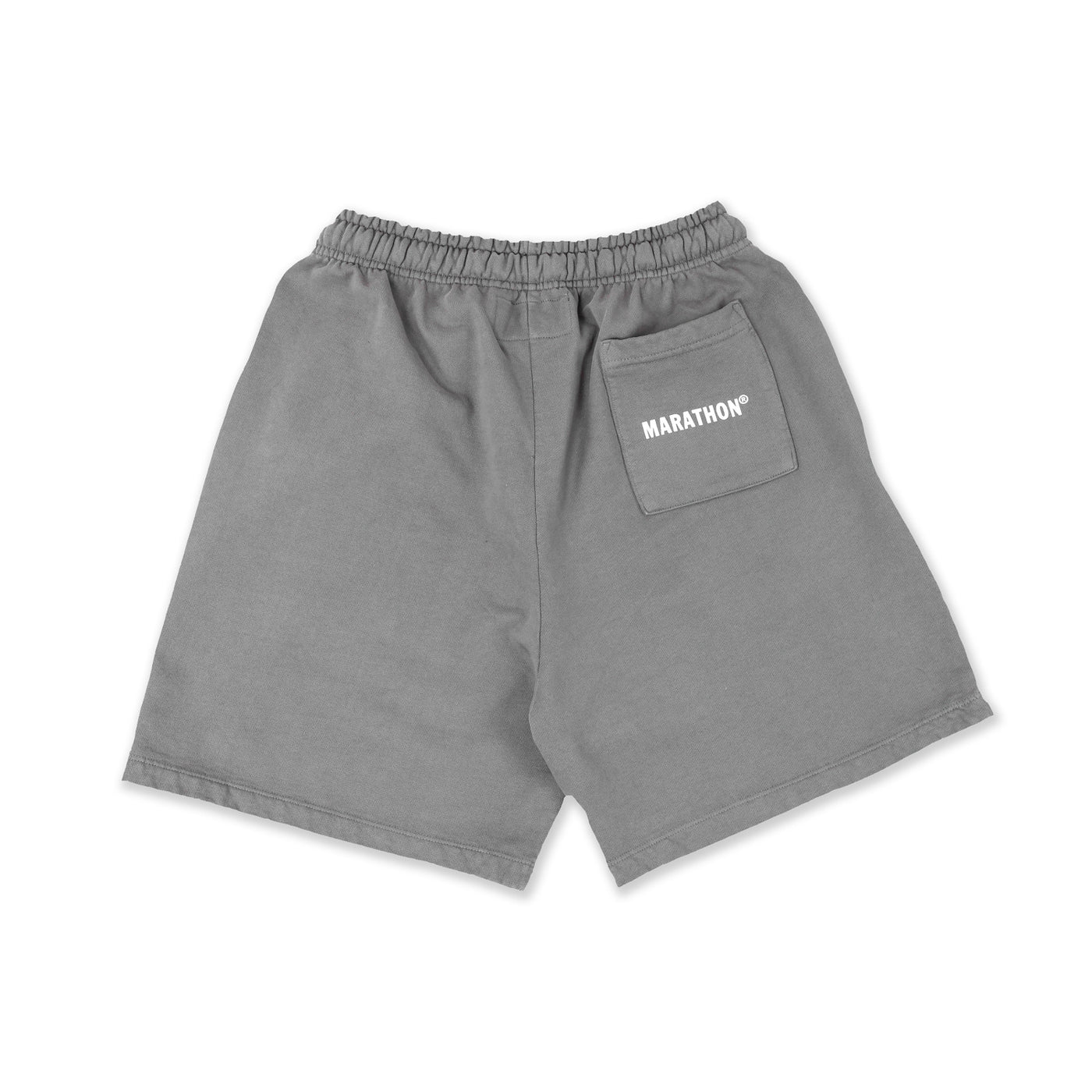 Marathon Trademark Sweat Shorts - Slate Grey - Back