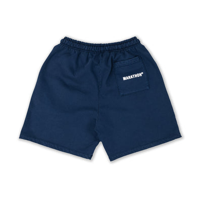 Marathon Trademark Sweat Shorts - Navy - Back