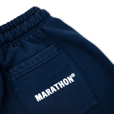 Marathon Trademark Sweat Shorts - Navy - Back Detail