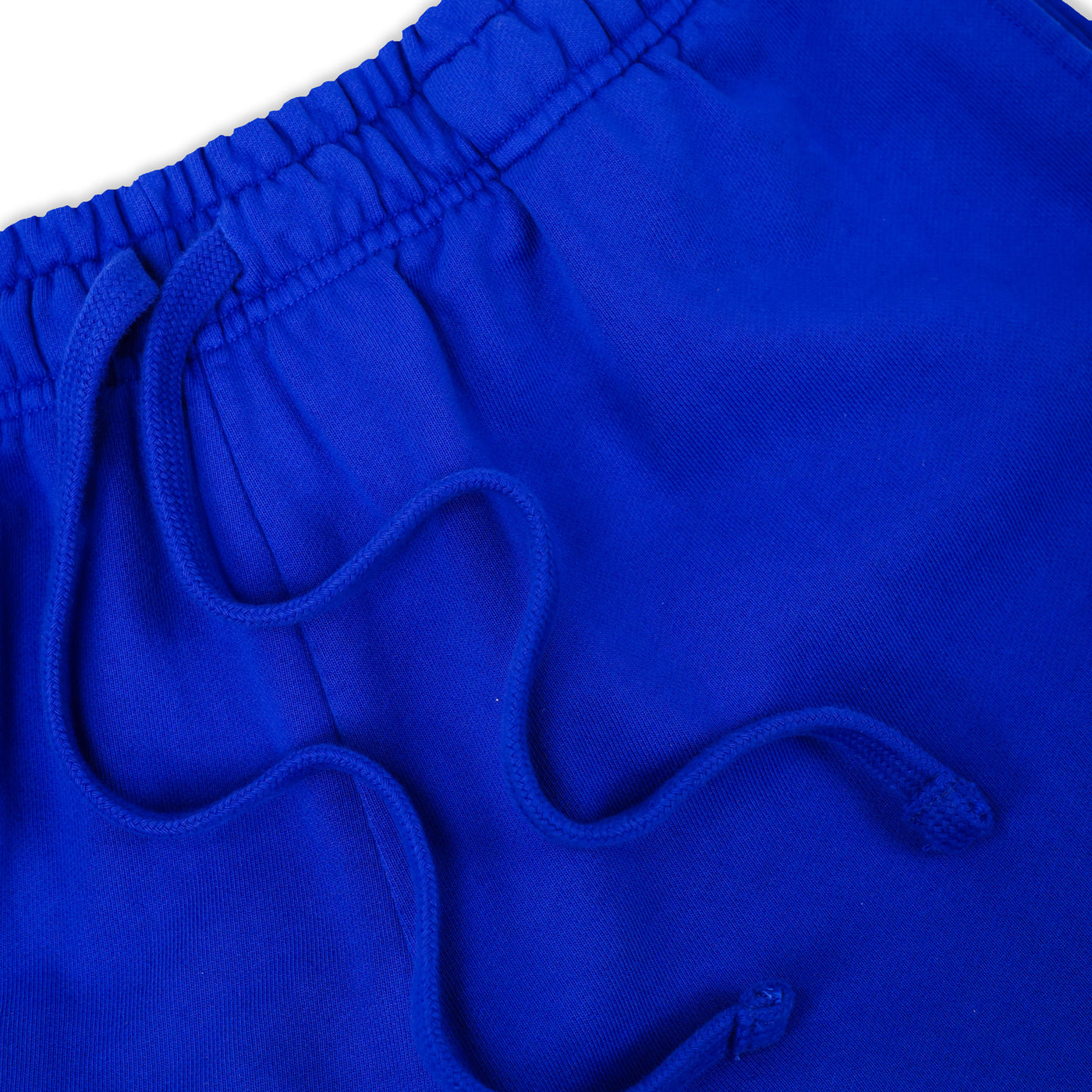 Marathon Trademark Sweat Shorts - Royal - Drawstrings