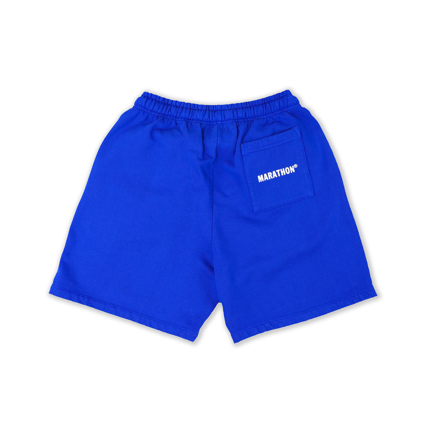 Marathon Trademark Sweat Shorts - Royal - Back