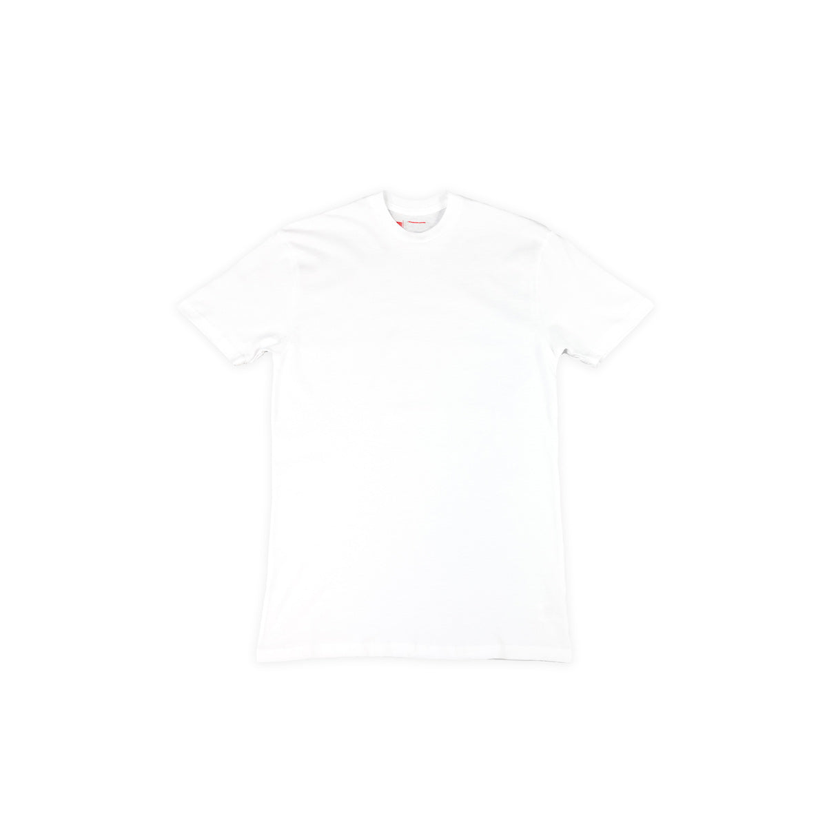 Marathon Shoulder T-Shirt (Ultra Fitted) - White/Red