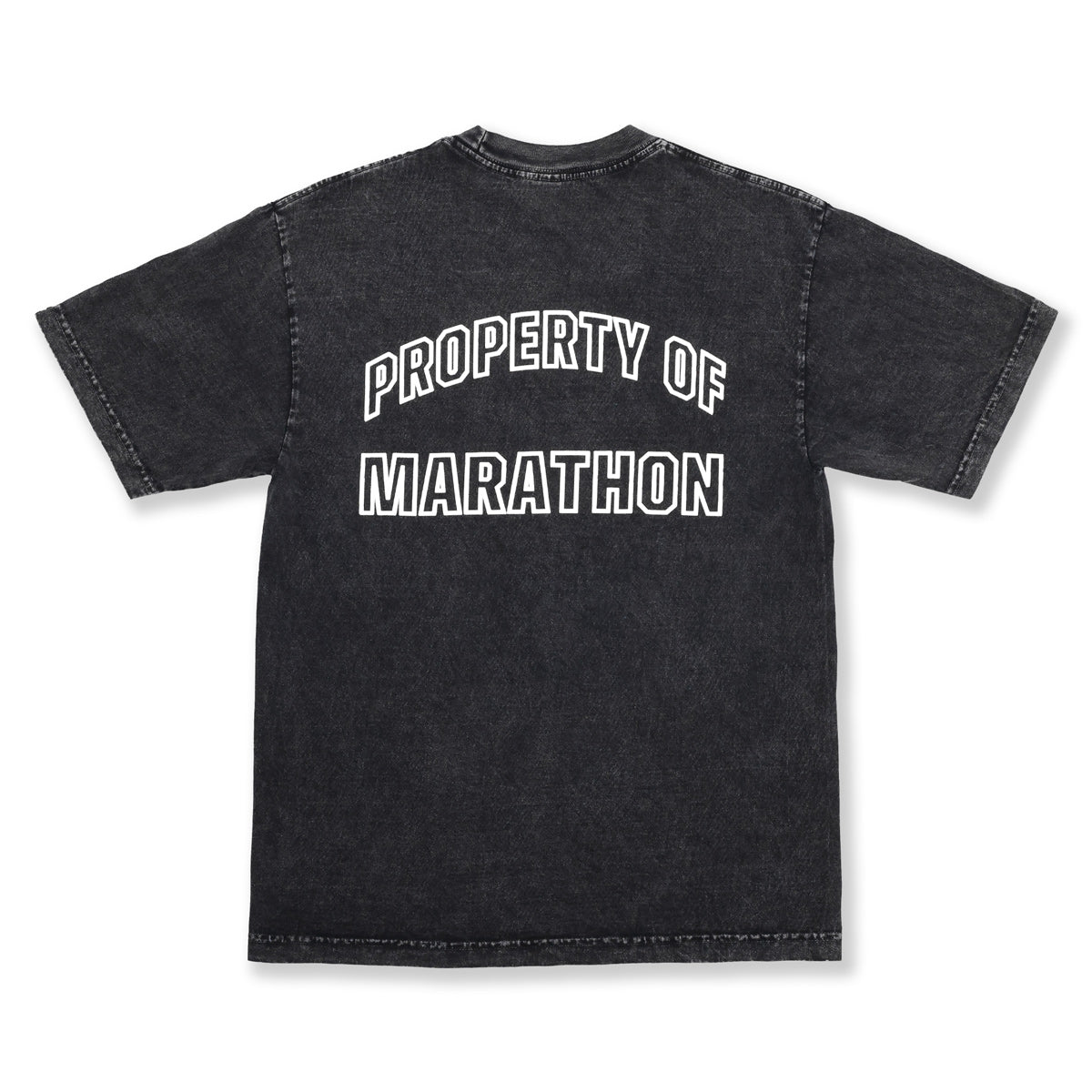 V for Victory Code T-Shirt - Carbon Washed Black - Back