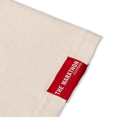 Marathon V For Victory T-Shirt - Creme - Woven Label