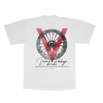 Marathon V for Victory Package T-Shirt - White - Back