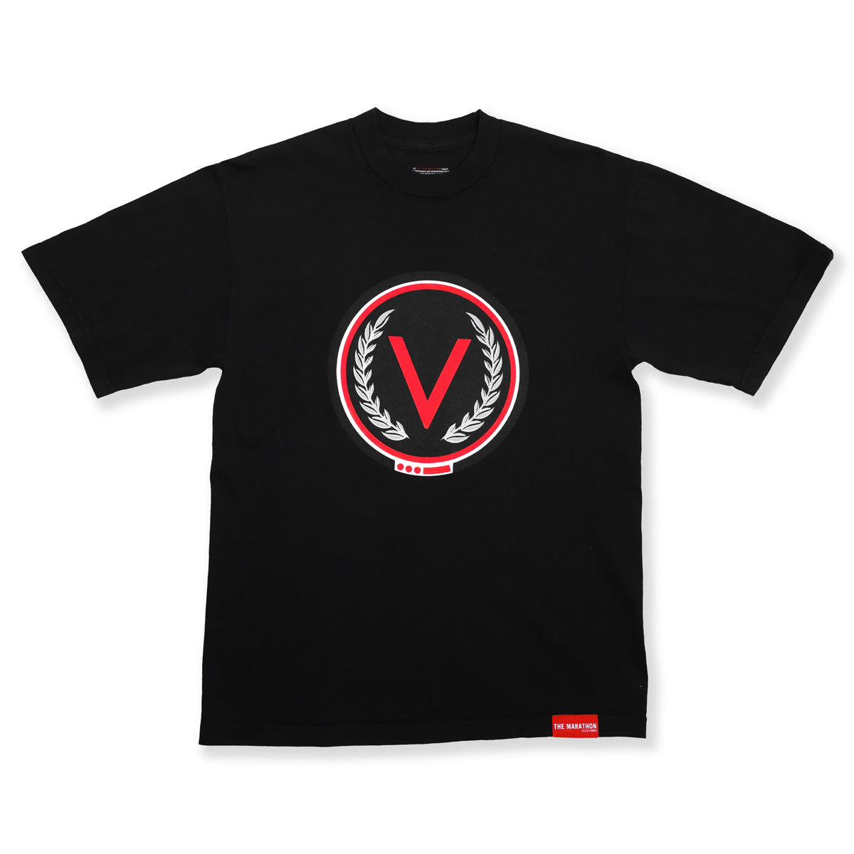 Victory Chip T-Shirt - Black - Front