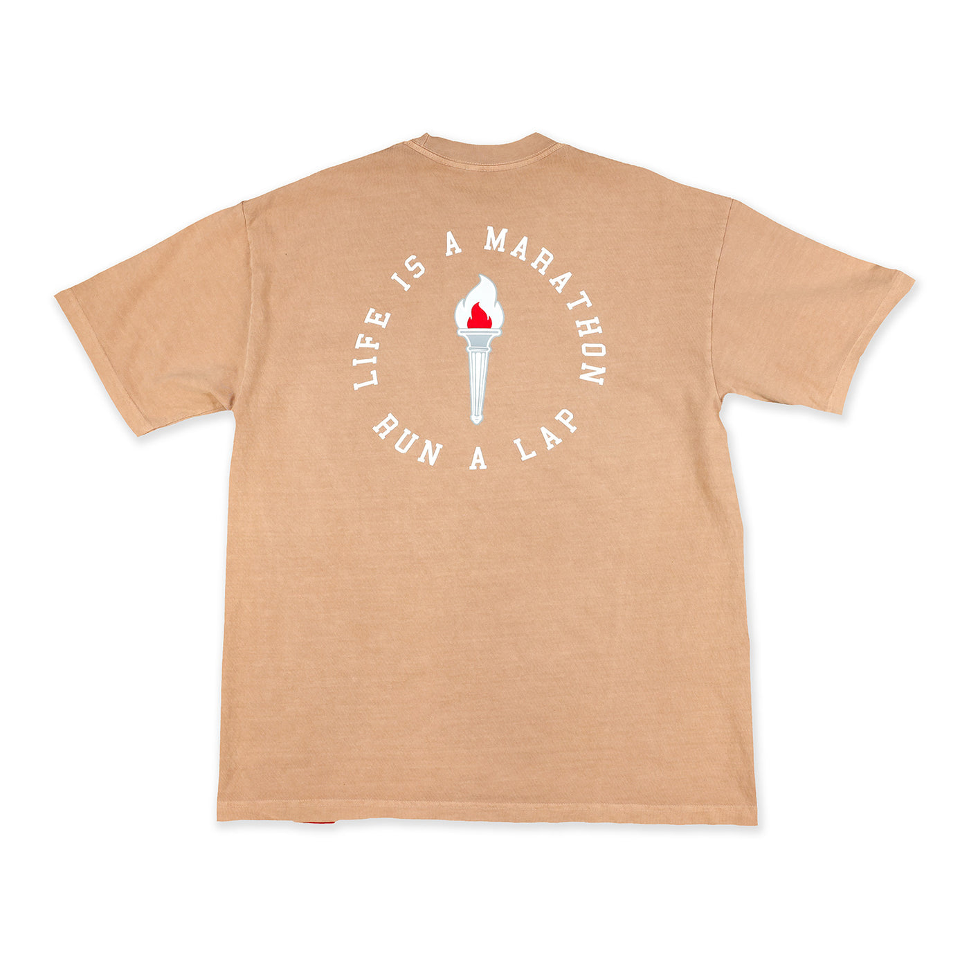 Victory Torch T-Shirt - Rose Granite - Back