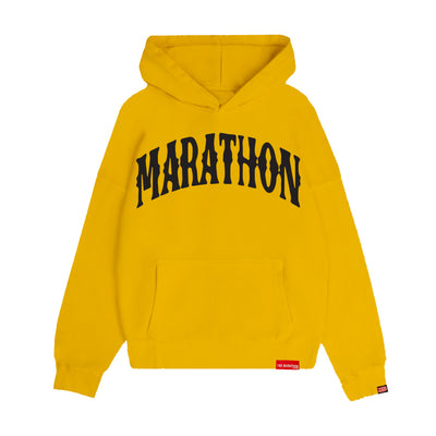 Marathon Vintage Arch Hoodie - Sports Gold/Black