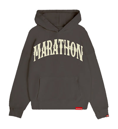 Marathon Vintage Arch Hoodie - Asphalt/Cream