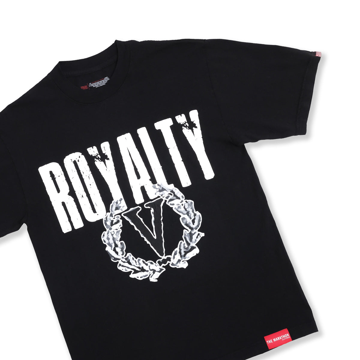 Vintage Royalty T-Shirt - Black - Front Detail
