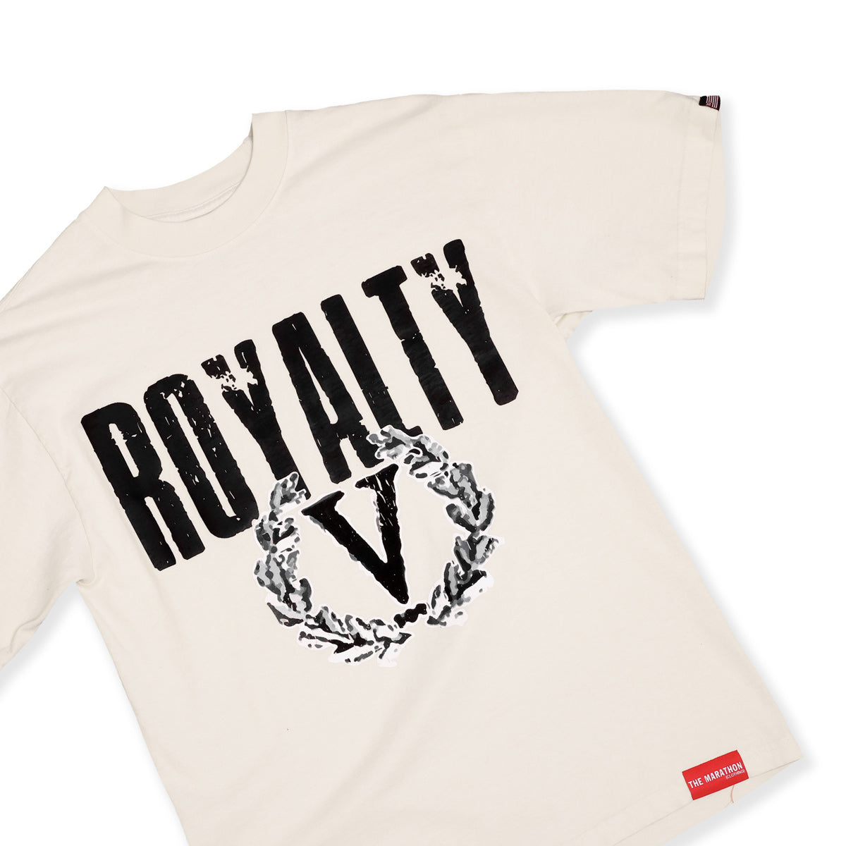 Vintage Royalty T-Shirt - Bone - Front Detail