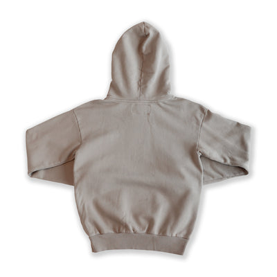 Marathon Vintage Arch Hoodie - Cement/White - Back