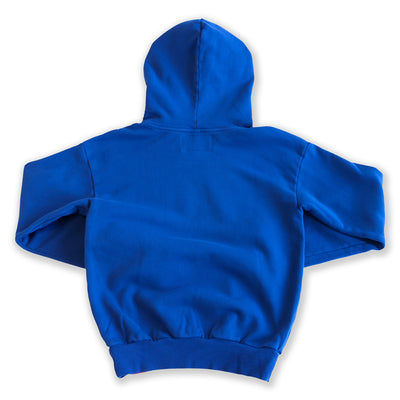 Marathon Vintage Arch Hoodie - Royal/White - Back