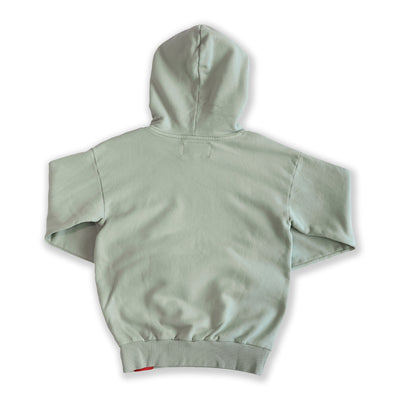Marathon Vintage Arch Hoodie - Sage/Black - Back
