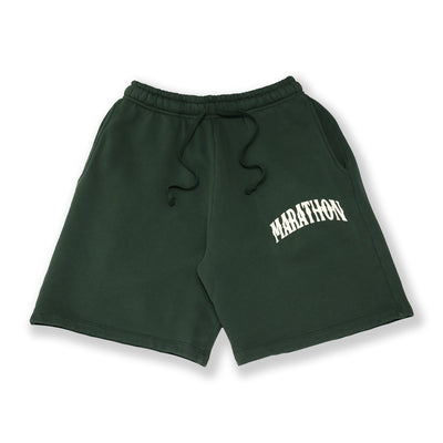 Marathon Vintage Arch Sweat Shorts - Ivy/Cream