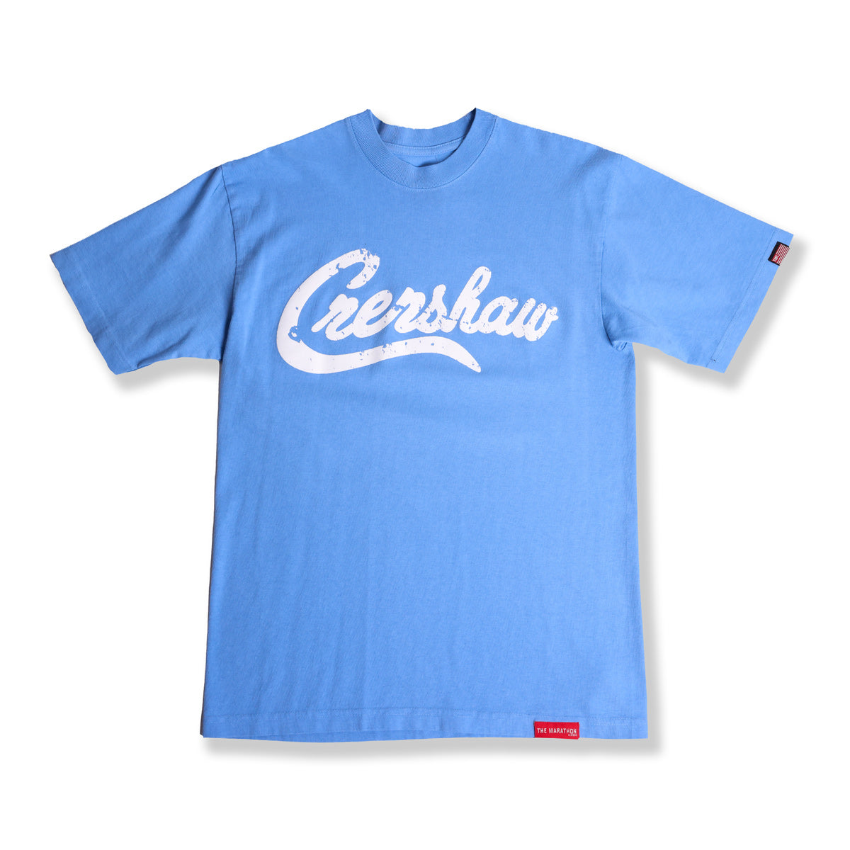 Vintage Crenshaw T-Shirt - Mountain Blue/White - Front
