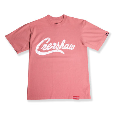 Vintage Crenshaw T-Shirt - Faded Rose/White - Front