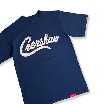 Vintage Crenshaw T-Shirt - Silhouette/Cream - Detail