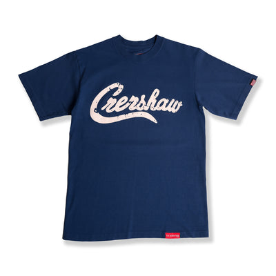 Vintage Crenshaw T-Shirt - Silhouette/Cream - Front