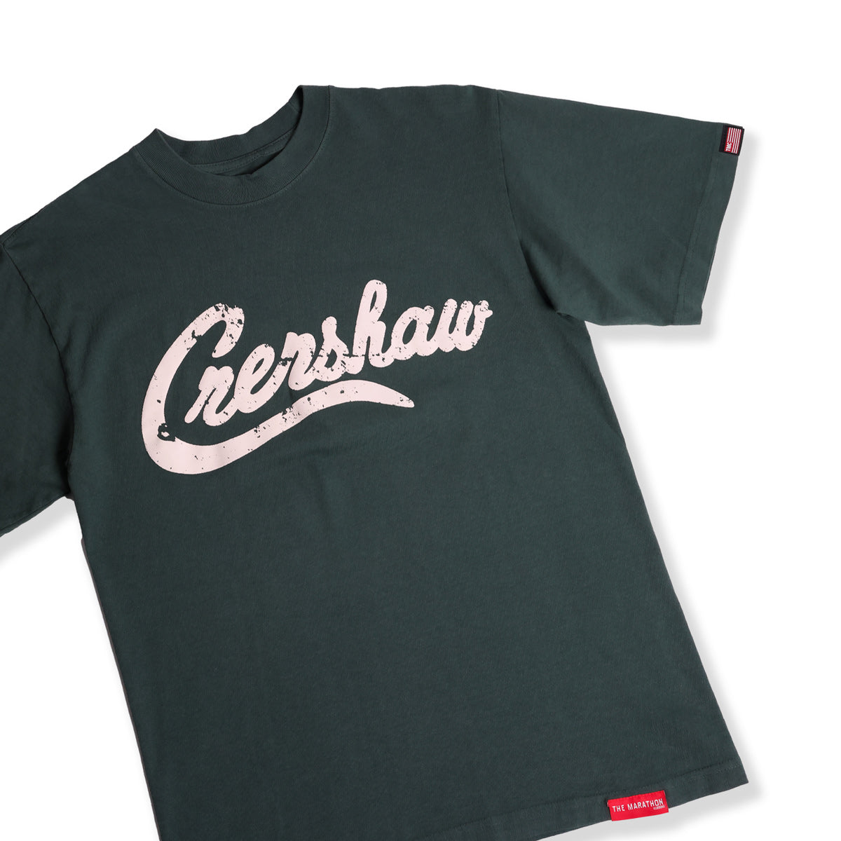 Vintage Crenshaw T-Shirt - Sycamore/Cream - Detail