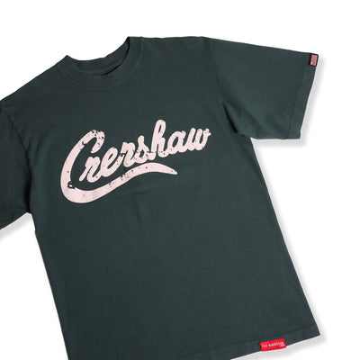 Vintage Crenshaw T-Shirt - Sycamore/Cream - Detail