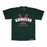 Vintage Victory T-Shirt - Forest Green/White