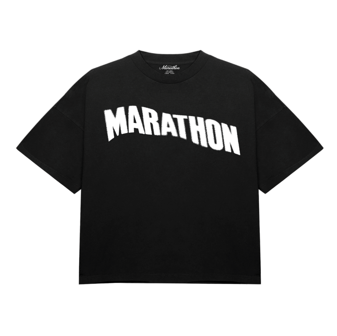 Marathon Waving T-Shirt - Black