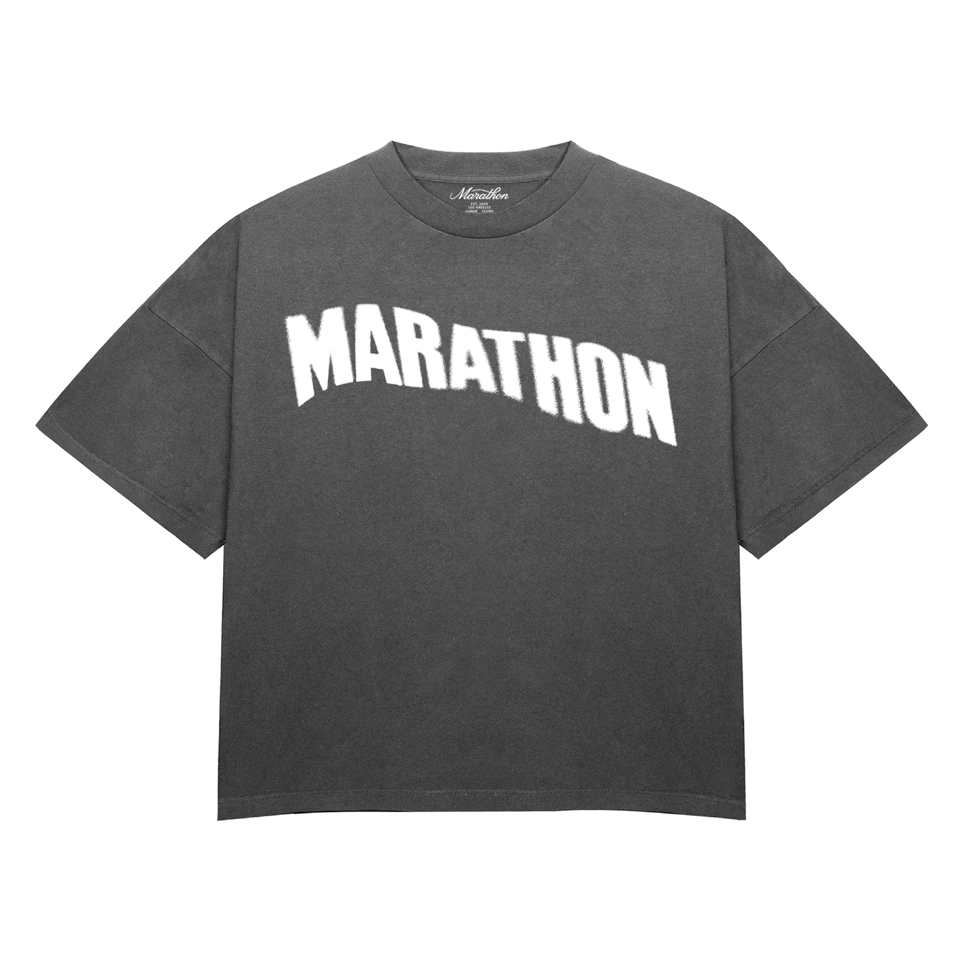 Marathon Waving T-Shirt - Grey