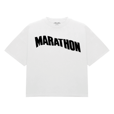 Marathon Waving T-Shirt - White
