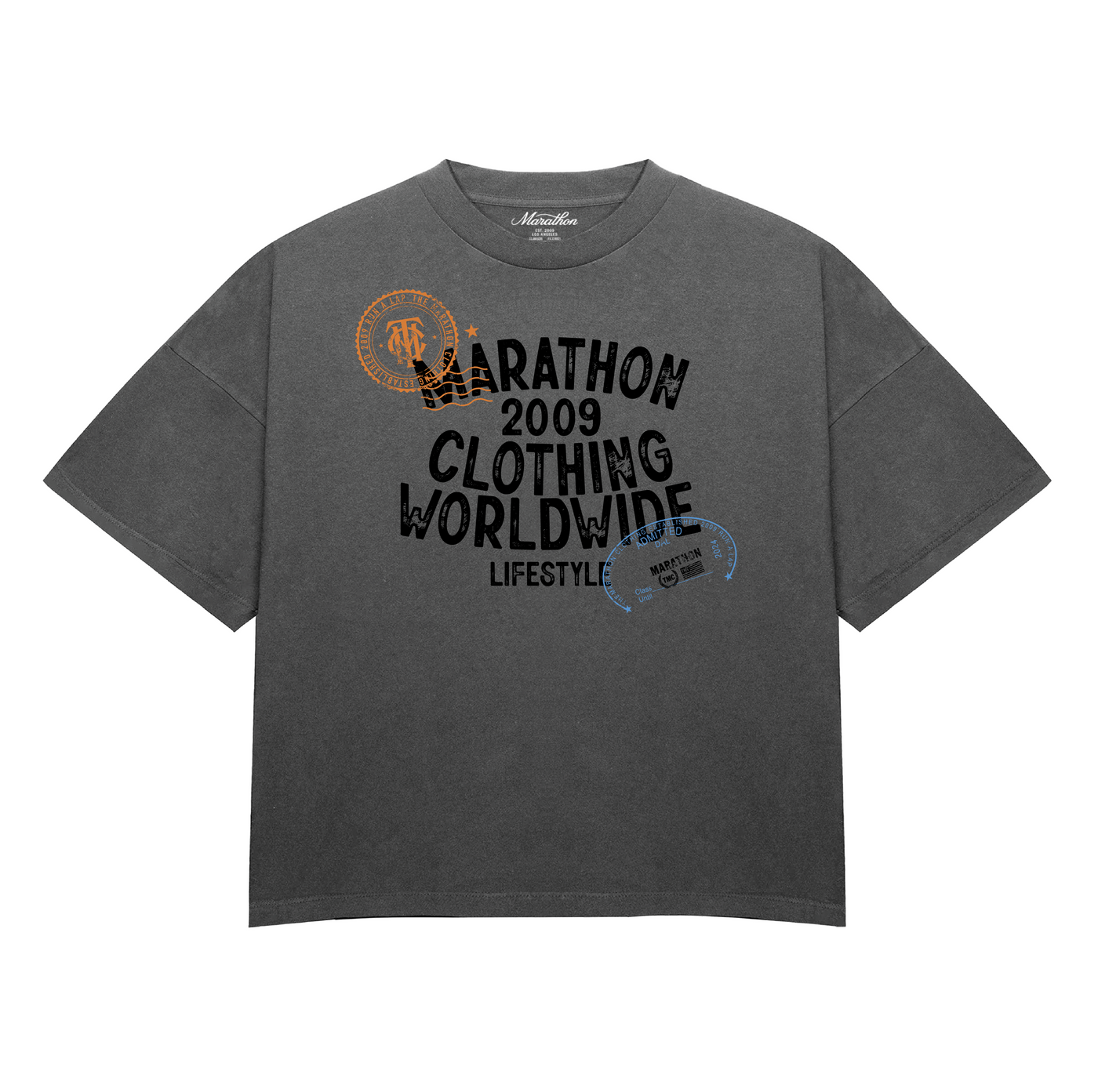 09’ Clothing Worldwide T-Shirt - Grey