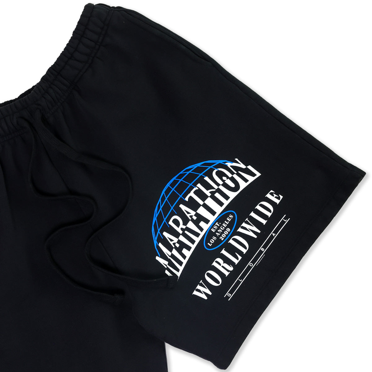 Marathon Worldwide Shorts - Vintage Black - Detail